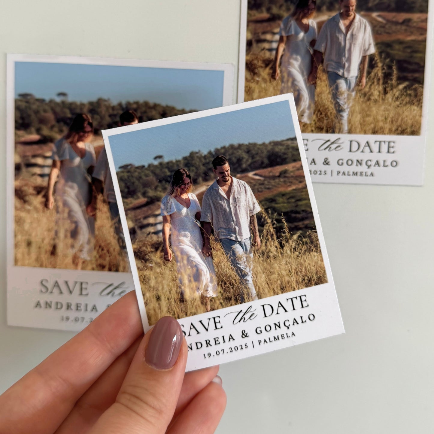 Ímanes "Save The Date" Polaroid