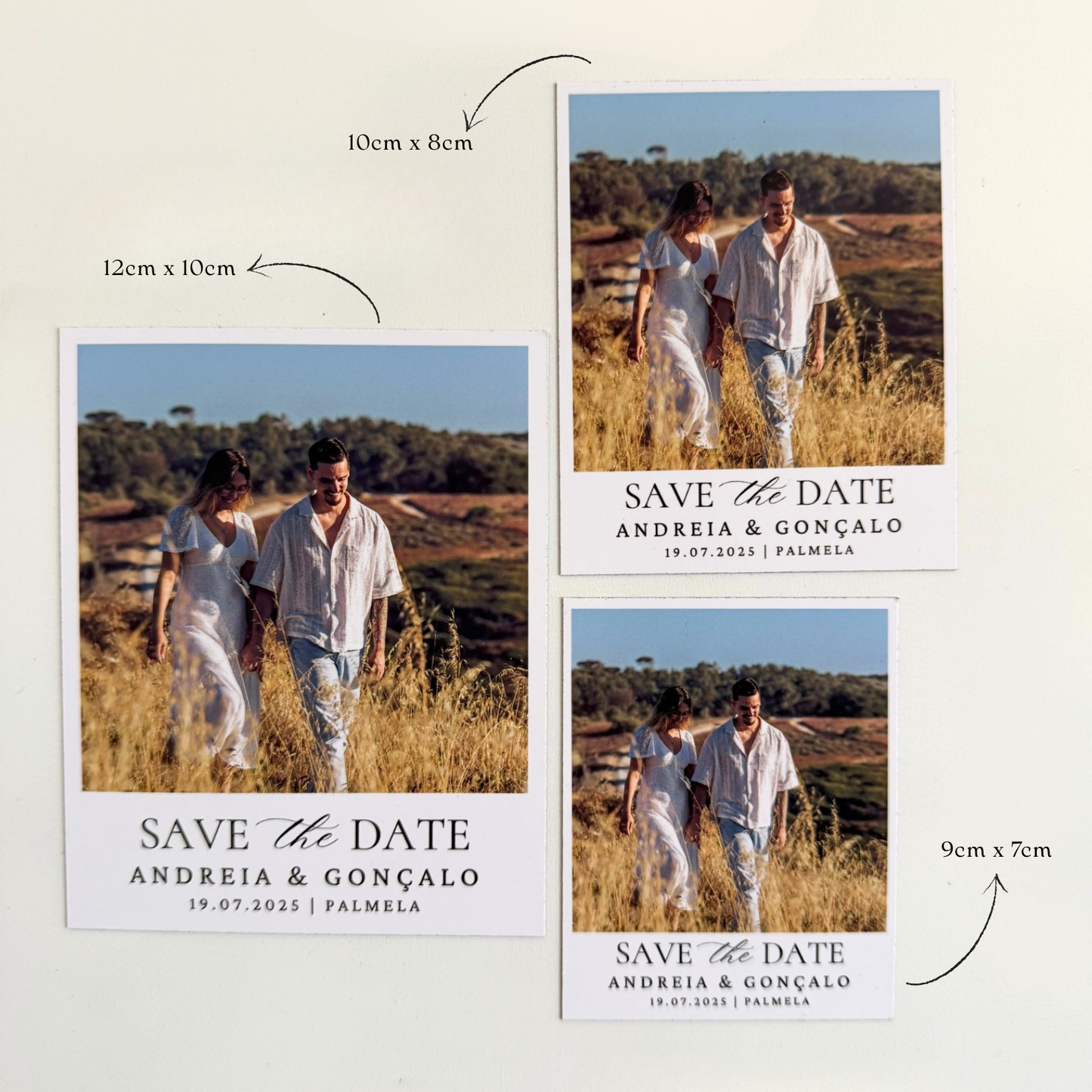Ímanes "Save The Date" Polaroid