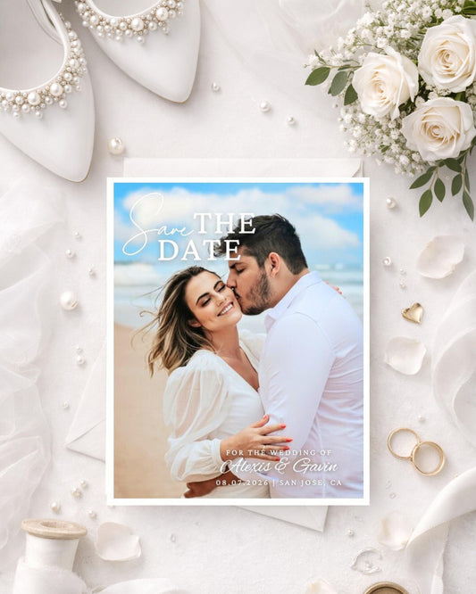 Ímanes "Save The Date" Moldura